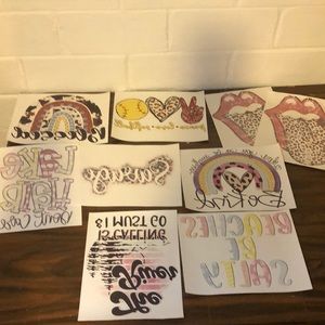 Sublimation transfers